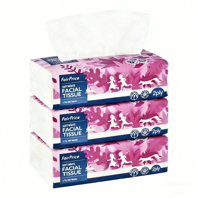 Cheap Price 2Ply Virgin Pulp Facial Tissue Napkin Tissue