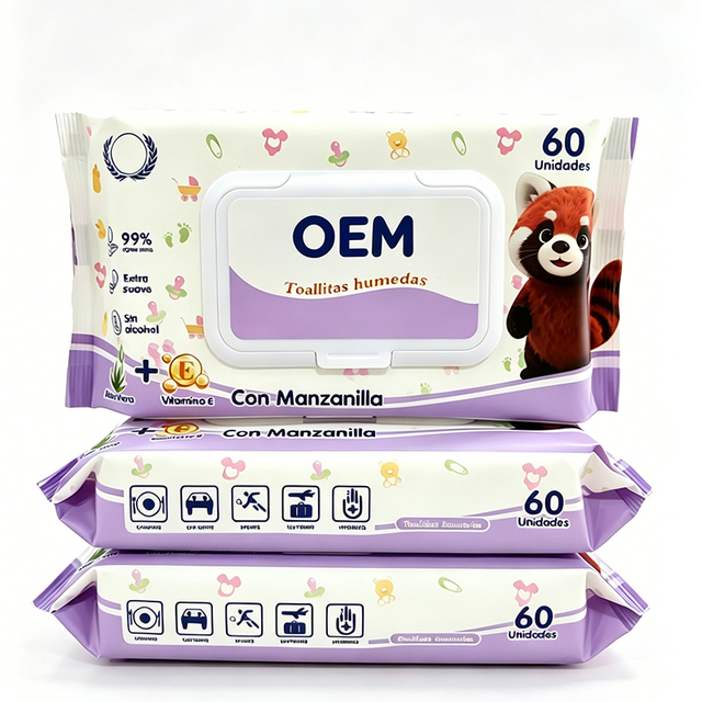 Free Sample Custom Packing Baby Cleaning Wipes